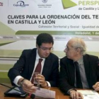 Óscar López, en el transcurso del acto organizado por la Fundación Perspectivas.