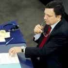 José Manuel Durão Barroso, ayer en un debate en el Parlamento Europeo en Estrasburgo