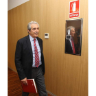 José Ángel Azuara, en la sede de la Ciuden en Cubillos del Sil.