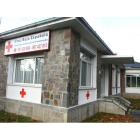 Sede de Cruz Roja, en el poblado de Compostilla .