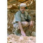 Eduald Carbonell, en los yacimientos de Atapuerca