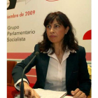 Ana Redondo, en las jornadas del PSOE de violencia de género.