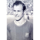 César Rodríguez con la camiseta del FC Barcelona. DL