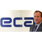 El presidente de Cecale, Jesús Terciado, en un momento de la entrevista que concedió a la agencia Ic