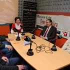 Jaime Torcida, Esteban Díez, la moderadora Nuria González, Jorge Revenga y Enrique Conty durante la