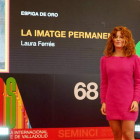 La ganadora de la Seminci Laura Ferrés. LETICIA PÉREZ