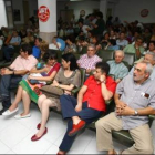 Imagen general de la asamblea de militantes.