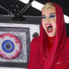 Katy Perry durante su actuación en el Staples Center de Los Ángeles con Witness The Tour, el pasado noviembre.