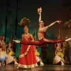 Un instante del ballet ‘La Bayadera’, que esta noche recala en el Auditorio Ciudad de León de la mano de la compañía de Minsk.