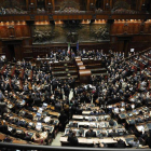 Vista general de la Cámara de Diputados donde se elegirá al presidente italiano.