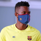 El defensa portugués del Barcelona Nelson Semedo. MIGUEL RUIZ