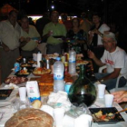 La cachelada popular se celebró al aire libre.