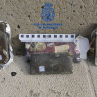 Material incautado durante la operación policial. DL