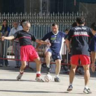 El equipo de bomberos y Alfaem disputaron el primer partido de fútbol