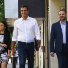 Carles Puigdemont y Neus Munté, en el palau de la Generalitat.