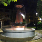 Nueva imagen de la fuente de la plaza del Ayuntamiento. CAMPOS