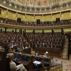 Mariano Rajoy en el pleno del Congreso de los Diputados.