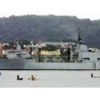 El buque «Patiño» zarpó el martes con prisas del puerto gallego de Ferrol