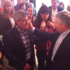 Fernández y Blanco, ayer en un acto político en Segovia.