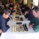 Los jugadores, concentrados, durante el torneo.