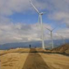Imagen de archivo del parque eólico del Manzanal II en El Bierzo