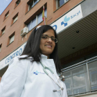 Humera Safir en José Aguado, centro en el que se especializará en Medicina de Familia después de rotar en el hospital.