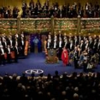 Vista del Concert Hall de Estocolmo donde tuvo lugar la ceremonia