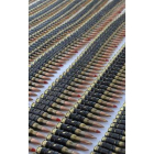 Cartuchos para fusil incautados en Colombia.