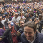 Iglesias dedicó gran parte del acto a criticar al PSOE.