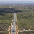 Parte del trazado de la AP-71, autopista de peaje que enlaza León con Astorga. JESÚS F. SALVADORES