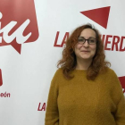 Carmen Franganillo, candidata de IU al Ayuntamiento de León