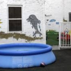 Imagen de la piscina donde murió ahogada la pequeña
