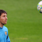 Lionel Messi vio alejarse el título de la Champions.