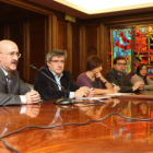Vidal Gallego, Fernández, Travesí, Llop y Laura Santamaría.