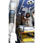 Carmen Ruiz durante la presentación del viernes de las ambulancias