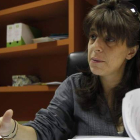Cristina López, cuando era alcaldesa en una imagen de archivo.