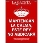Portada de la última edición impresa de 'La Gaceta', publicada el 26 de diciembre del 2013.