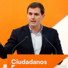 El presidente de Ciudadanos, Albert Rivera, condena la violencia de los CDR.