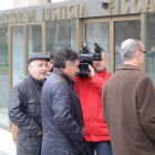 Emilio Redondo llega al Tribunal Superior de Justicia de Castilla y León.
