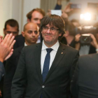 El expresidente de la Generalitat, Carles Puigdemont. STEPHANIE LECOCQ