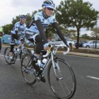Contador, durante su participación ayer en la primera etapa de la Vuelta al Algarve.