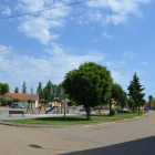 Imagen de la plaza de la localidad de Villar del Yermo, del municipio de Bercianos del Páramo. MEDINA