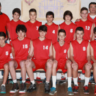 Formación de equipo cadete B autonómico.