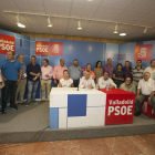 Presentación de la plataforma de apoyo a Villarrubia, ayer, en Valladolid.