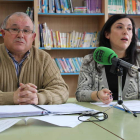 El director del centro, Tomás Gallego, y la jefa de estudios, Olvido Cuevas.