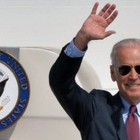 El vicepresidente de Estados Unidos, Joe Biden, a su llegada a Kiev.