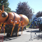 La hormiga gigante fue uno de los principales atractivos del desfile de este año.