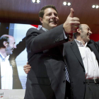 Rubalcaba junto al nuevo secretario de Castilla-La Mancha, Emiliano García-Page.
