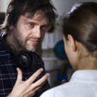 El director Juan Carlos Fresnadillo, durante el rodaje de la película 'Intruders'.