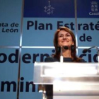 La consejera Ana Isabel Alonso, durante su intervención .